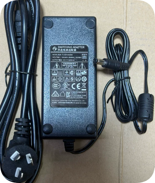 *Brand NEW*FJ-SW1204000 48W Desktop Power Adapter, 12V 4A Low-Ripple 5.5*2.1mm Center Positive Barrel Charger